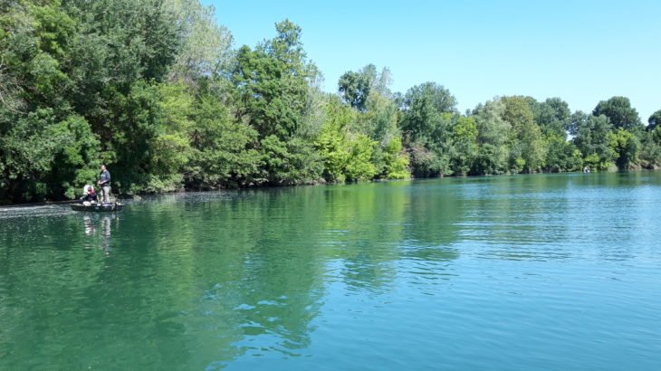 Pêche sur le Gardon