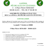 AG &eacute;lective d'Al&egrave;s P&ecirc;che en C&eacute;vennes