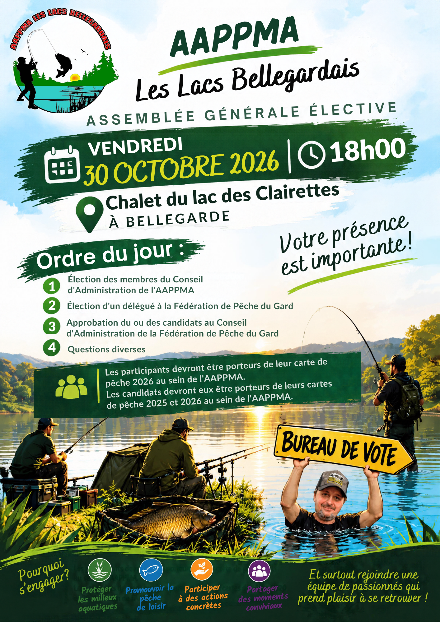AG &eacute;lective des Lacs Bellegardais